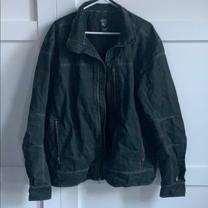 KUHL Military Green Vintage Patina Dye Jacket.